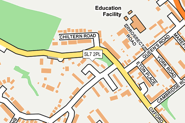 SL7 2PL map - OS OpenMap – Local (Ordnance Survey)