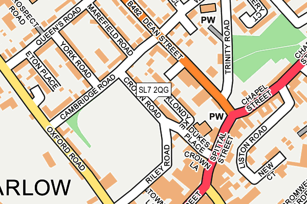 SL7 2QG map - OS OpenMap – Local (Ordnance Survey)