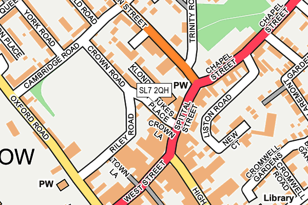 SL7 2QH map - OS OpenMap – Local (Ordnance Survey)