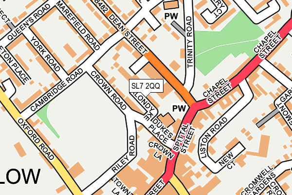 SL7 2QQ map - OS OpenMap – Local (Ordnance Survey)