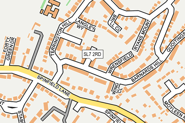 SL7 2RD map - OS OpenMap – Local (Ordnance Survey)