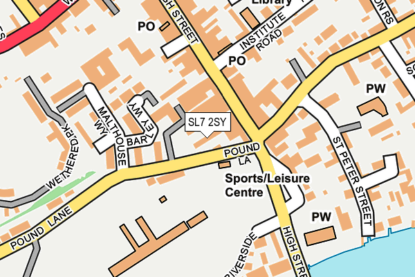 SL7 2SY map - OS OpenMap – Local (Ordnance Survey)