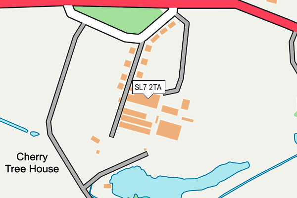 SL7 2TA map - OS OpenMap – Local (Ordnance Survey)