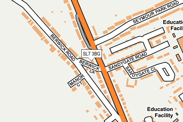 SL7 3BG map - OS OpenMap – Local (Ordnance Survey)