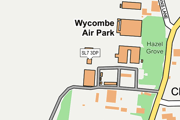 SL7 3DP map - OS OpenMap – Local (Ordnance Survey)