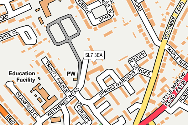 SL7 3EA map - OS OpenMap – Local (Ordnance Survey)