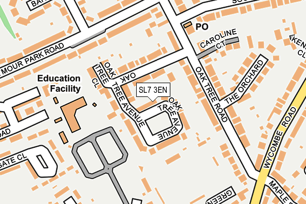 SL7 3EN map - OS OpenMap – Local (Ordnance Survey)