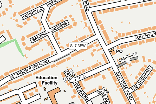 SL7 3EW map - OS OpenMap – Local (Ordnance Survey)
