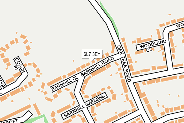 SL7 3EY map - OS OpenMap – Local (Ordnance Survey)