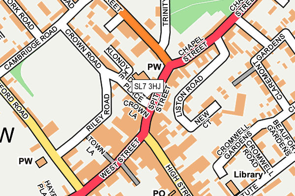 SL7 3HJ map - OS OpenMap – Local (Ordnance Survey)