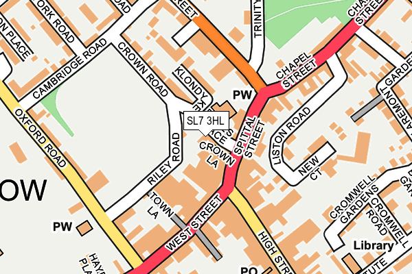 SL7 3HL map - OS OpenMap – Local (Ordnance Survey)