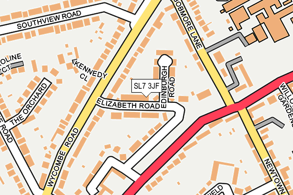 SL7 3JF map - OS OpenMap – Local (Ordnance Survey)