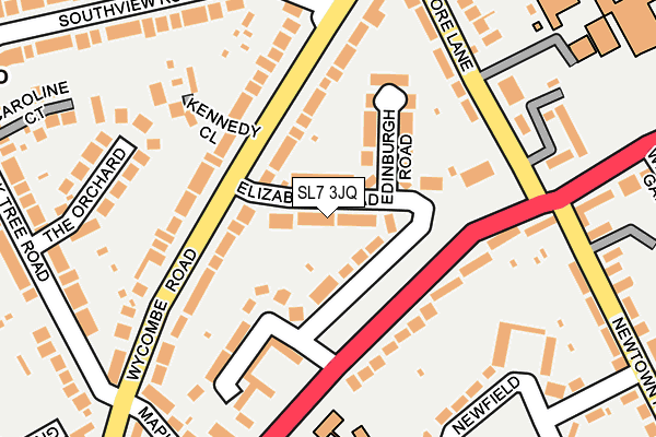 SL7 3JQ map - OS OpenMap – Local (Ordnance Survey)