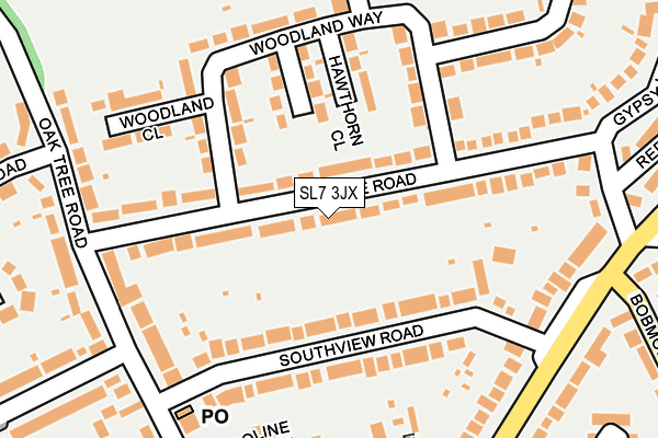 SL7 3JX map - OS OpenMap – Local (Ordnance Survey)