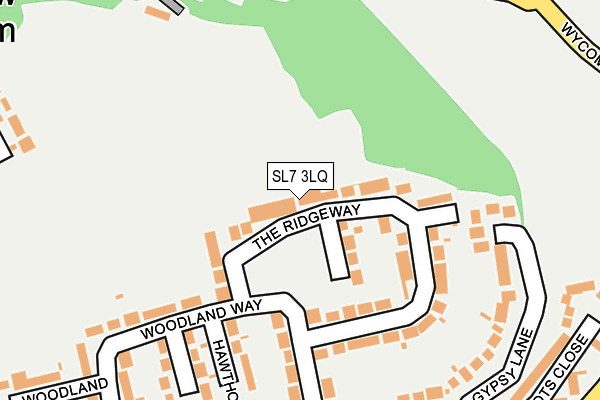 SL7 3LQ map - OS OpenMap – Local (Ordnance Survey)