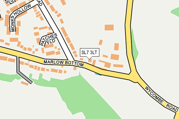 SL7 3LT map - OS OpenMap – Local (Ordnance Survey)