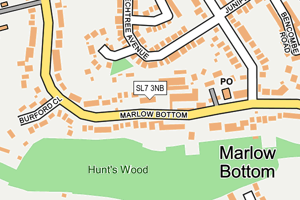 Map of MARLOW BUILDING SERVICES LIMITED at local scale