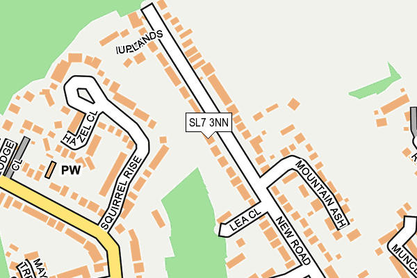 SL7 3NN map - OS OpenMap – Local (Ordnance Survey)