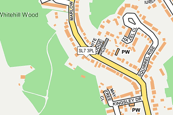SL7 3PL map - OS OpenMap – Local (Ordnance Survey)