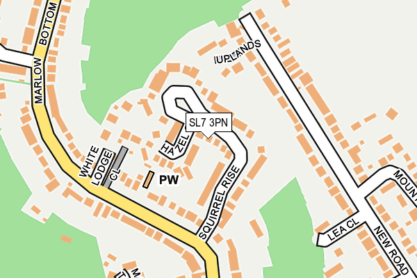 Map of PAINTSCENE LTD at local scale