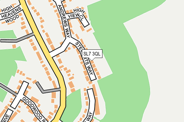 SL7 3QL map - OS OpenMap – Local (Ordnance Survey)