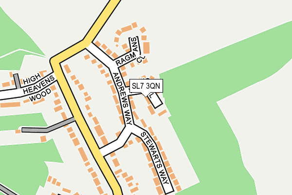 SL7 3QN map - OS OpenMap – Local (Ordnance Survey)