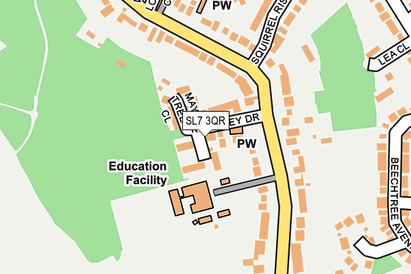 Map of THE GREY PARROT SERVICES COMPANY LIMITED at local scale