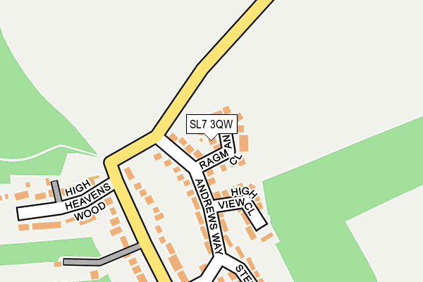 SL7 3QW map - OS OpenMap – Local (Ordnance Survey)