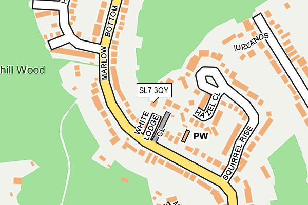SL7 3QY map - OS OpenMap – Local (Ordnance Survey)