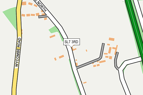 SL7 3RD map - OS OpenMap – Local (Ordnance Survey)