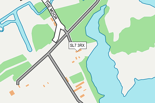 SL7 3RX map - OS OpenMap – Local (Ordnance Survey)