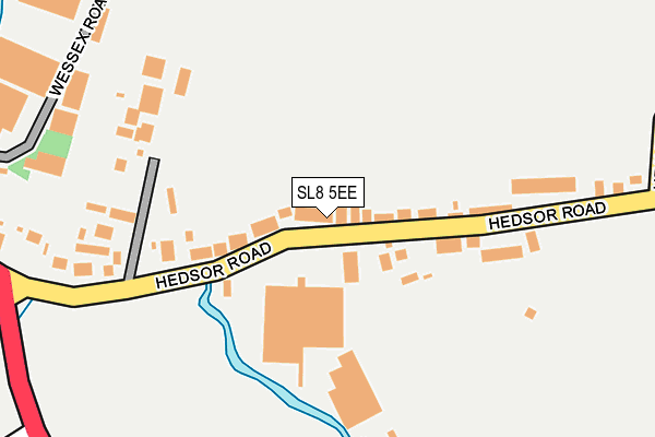 SL8 5EE map - OS OpenMap – Local (Ordnance Survey)