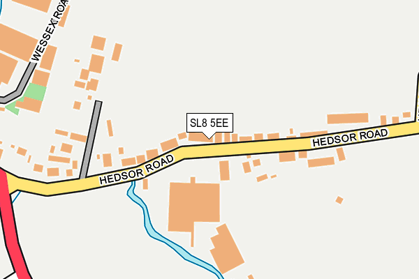 Map of GARIBALDI PUB CO HEDSOR LIMITED at local scale