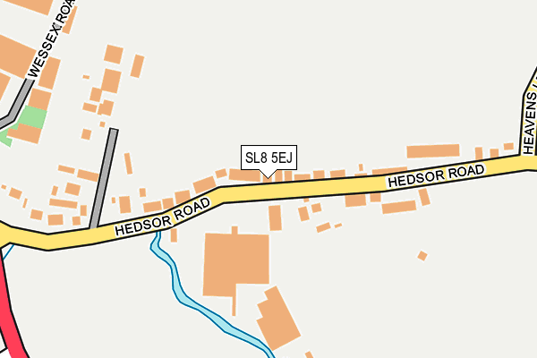 SL8 5EJ map - OS OpenMap – Local (Ordnance Survey)