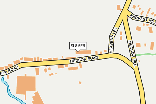 SL8 5ER map - OS OpenMap – Local (Ordnance Survey)
