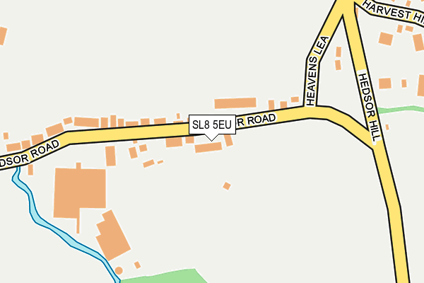 SL8 5EU map - OS OpenMap – Local (Ordnance Survey)