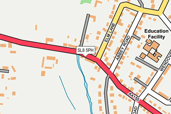 SL8 5PH map - OS OpenMap – Local (Ordnance Survey)
