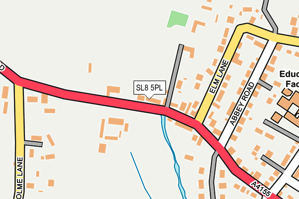 SL8 5PL map - OS OpenMap – Local (Ordnance Survey)