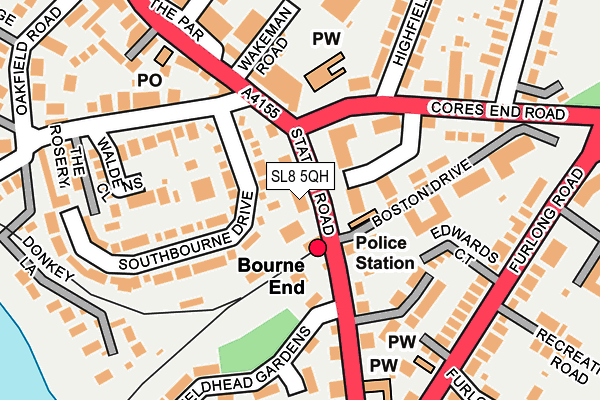 Map of AUTUMN COURT (POOLE) LIMITED at local scale