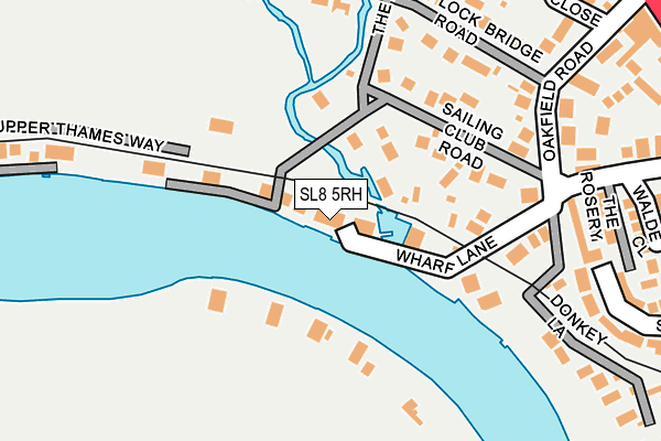 SL8 5RH map - OS OpenMap – Local (Ordnance Survey)