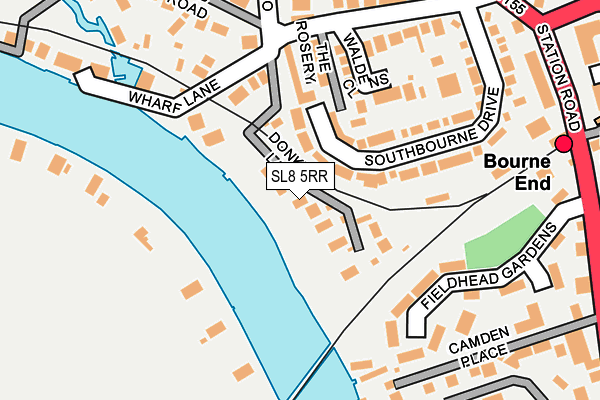 SL8 5RR map - OS OpenMap – Local (Ordnance Survey)