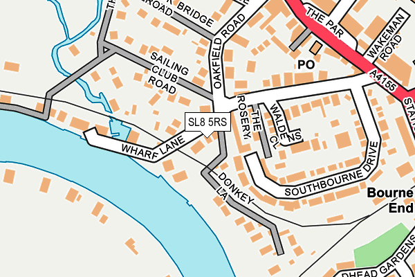 SL8 5RS map - OS OpenMap – Local (Ordnance Survey)