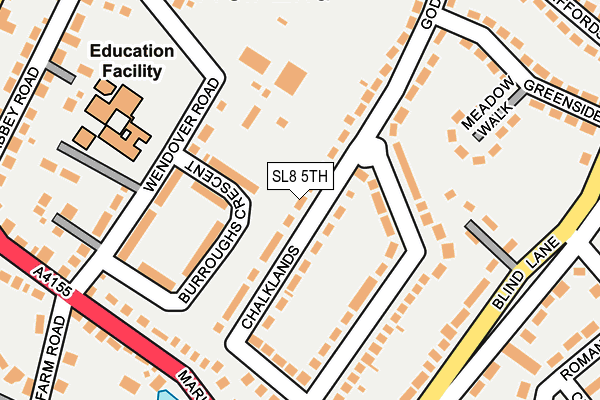 SL8 5TH map - OS OpenMap – Local (Ordnance Survey)