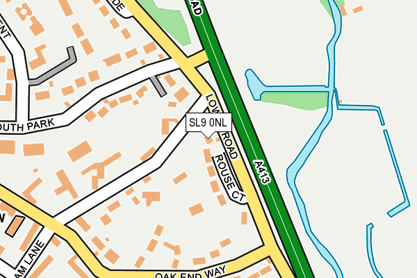 SL9 0NL map - OS OpenMap – Local (Ordnance Survey)