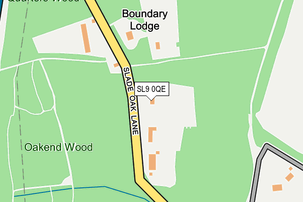 SL9 0QE map - OS OpenMap – Local (Ordnance Survey)