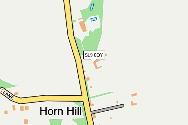 SL9 0QY map - OS OpenMap – Local (Ordnance Survey)
