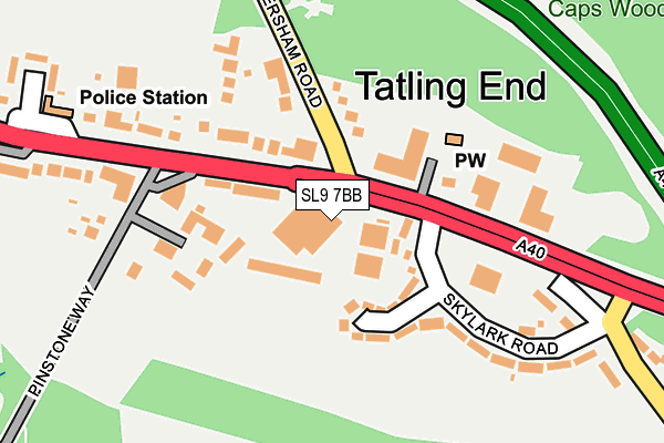 Map of SIMPLETRAINING LIMITED at local scale