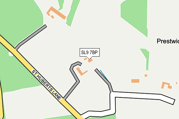 SL9 7BP map - OS OpenMap – Local (Ordnance Survey)