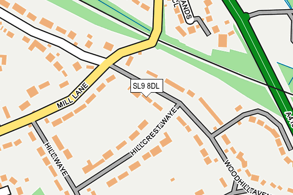 SL9 8DL map - OS OpenMap – Local (Ordnance Survey)