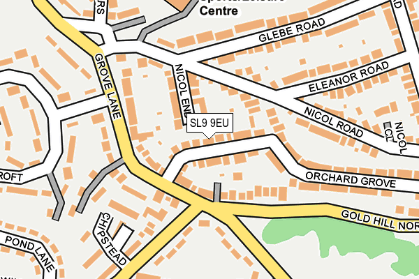 SL9 9EU map - OS OpenMap – Local (Ordnance Survey)